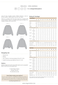 Mini Jarrah sweater pattern
