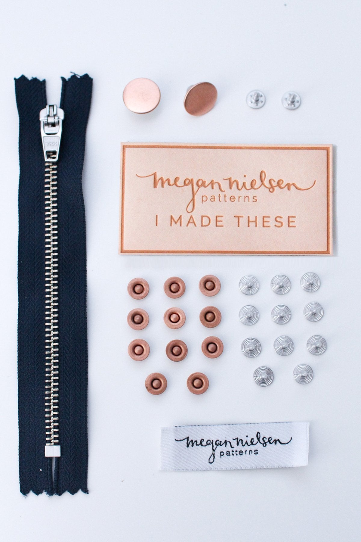 Jeans zip fly notions kits