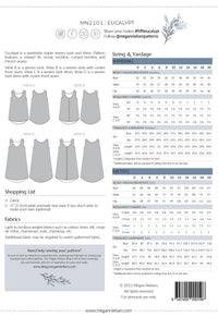 Eucalypt woven tank top & dress pattern