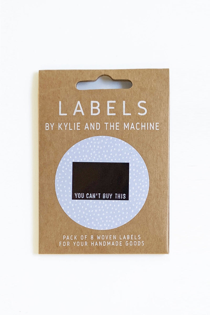 "You Can't Buy This" Woven Label