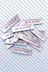"One of a Kind" Woven Label