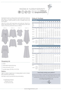 Floreat dress & top - Maternity pattern