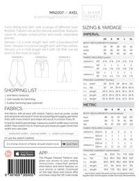 Axel Skirt pattern