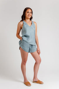 Reef camisole & shorts set pattern