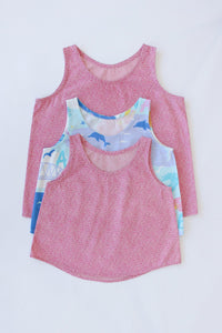 Mini Eucalypt woven tank top & dress pattern