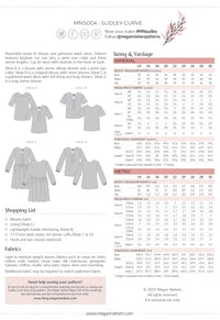 Sudley curve dress & blouse pattern