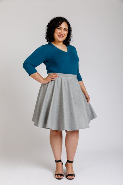 Veronika Curve Skirt Free Sewing Pattern | Megan Nielsen Patterns ...