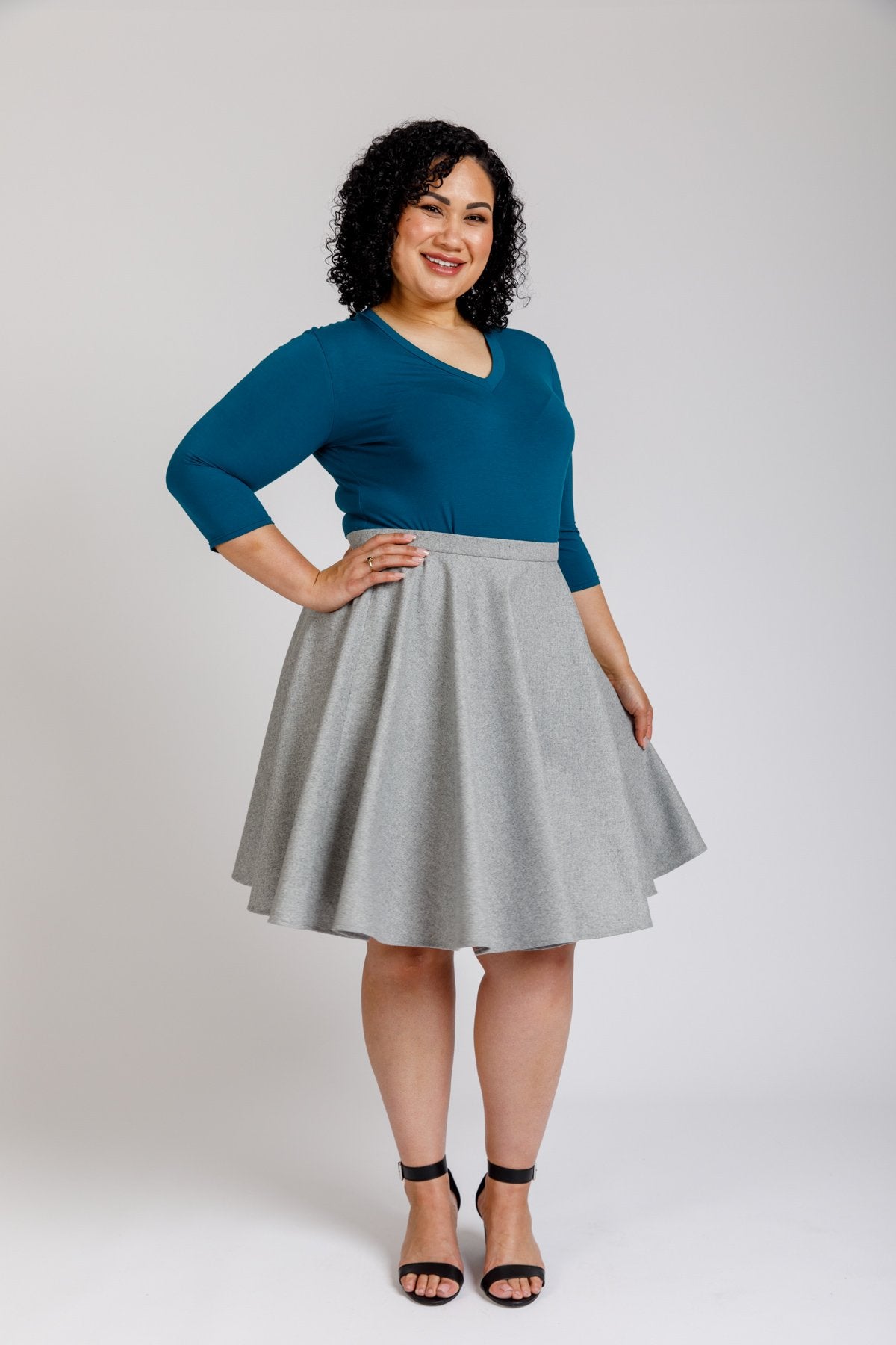 Rowan Curve bodysuit and tee pattern