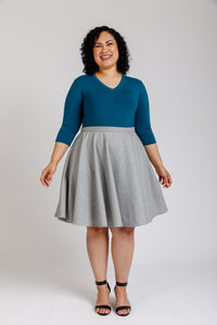 Rowan Curve bodysuit and tee pattern