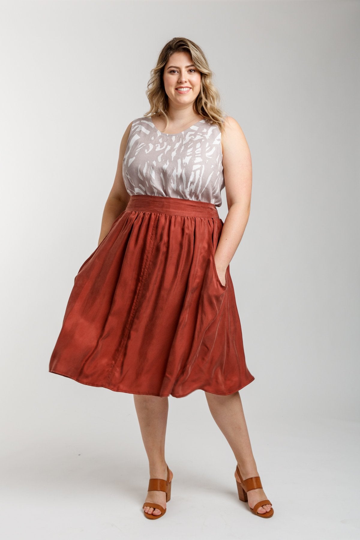 Brumby Curve skirt pattern