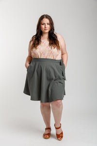 Wattle Curve skirt pattern