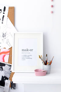 Maker Definition Print
