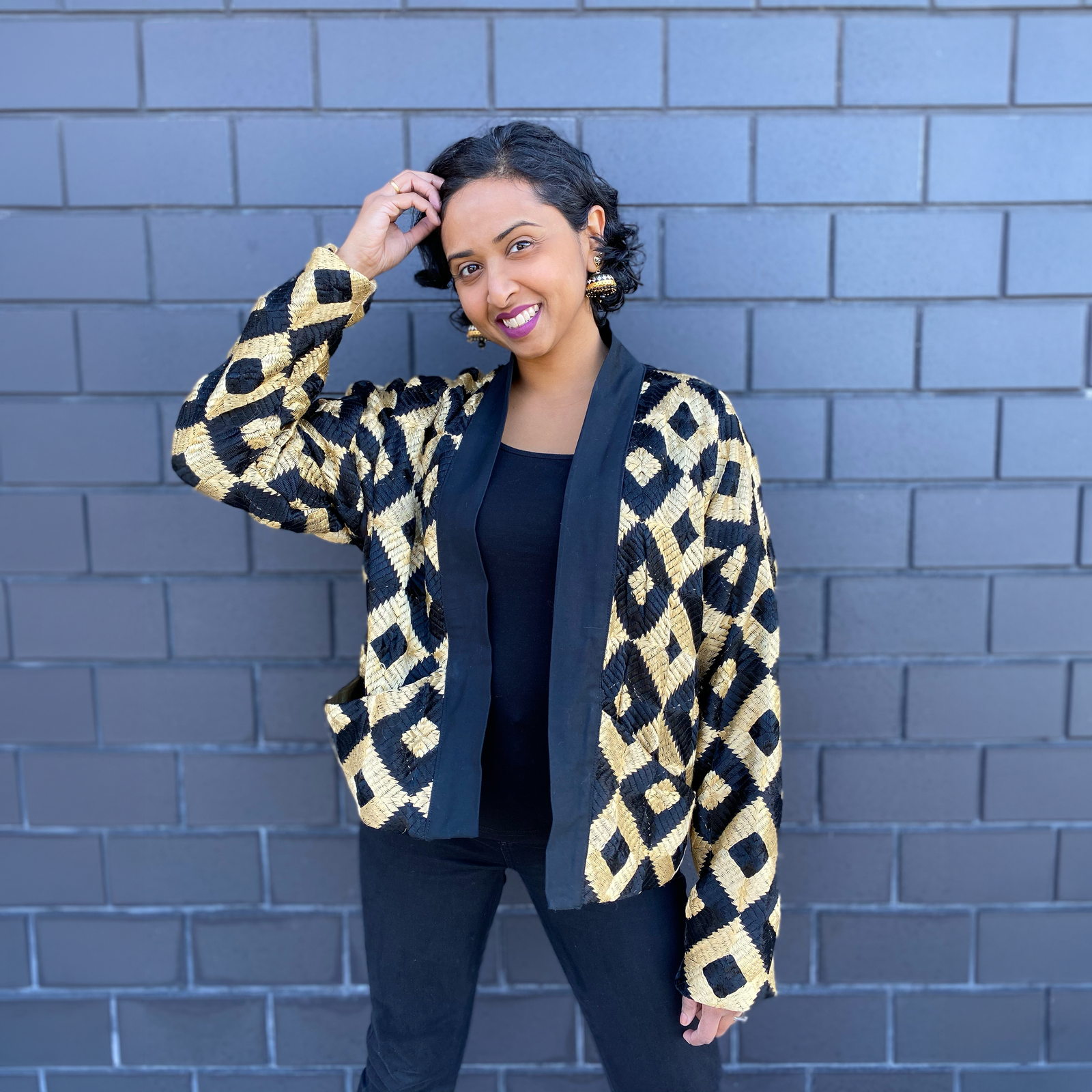A community-made Megan Nielsen garment, shared by @bypaary